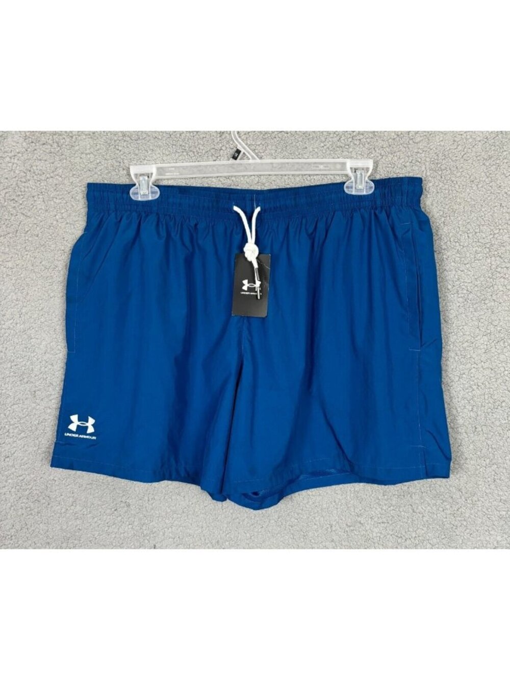 Under Armour Mens Lined Woven Volley Shorts Pockets XXL Blue 2XL New With Tag's.
